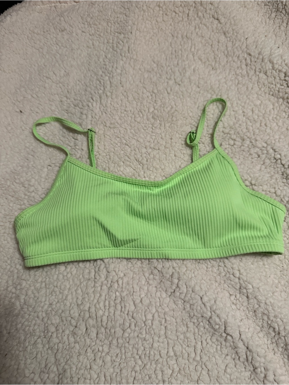 12HBB.- Ribbed Bikini Top Swimsuit.